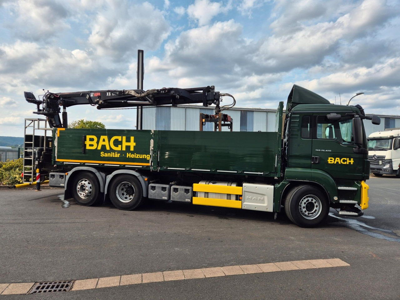 MAN TGS 26.420 6x2-4 LL Hiab 177K PRO 2 Stück - شاحنة كرين: صور 5 MAN TGS 26.420 6x2-4 LL Hiab 177K PRO 2 Stück - شاحنة كرين: صور 5