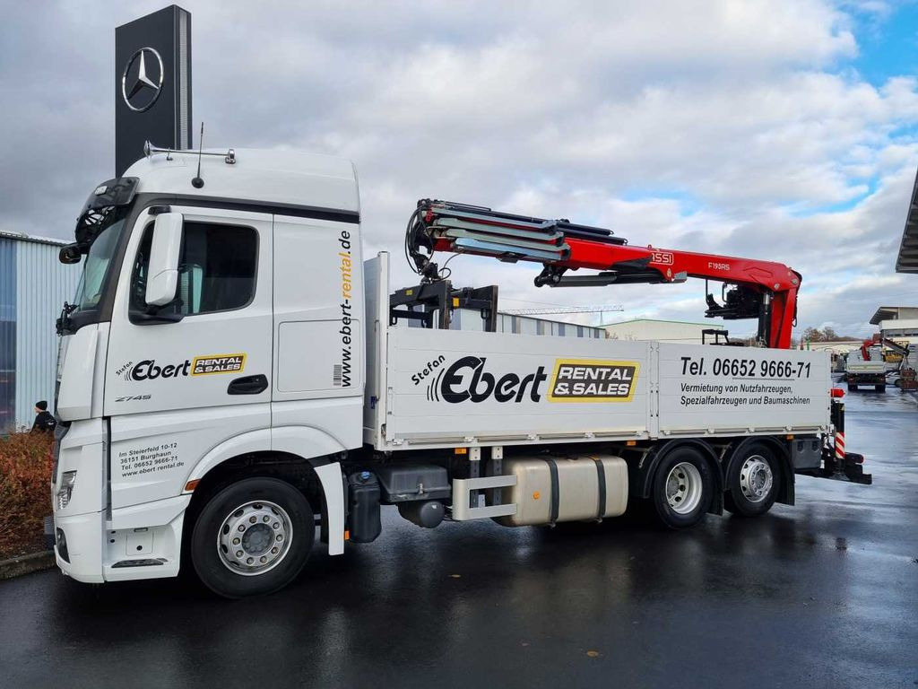 Mercedes-Benz Actros 2745 L 6x2 Baustoffpritsche+Kran Retarder Mercedes-Benz Actros 2745 L 6x2 Baustoffpritsche+Kran Retarder - شاحنات مسطحة, شاحنة كرين: صور 4 Mercedes-Benz Actros 2745 L 6x2 Baustoffpritsche+Kran Retarder Mercedes-Benz Actros 2745 L 6x2 Baustoffpritsche+Kran Retarder - شاحنات مسطحة, شاحنة كرين: صور 4