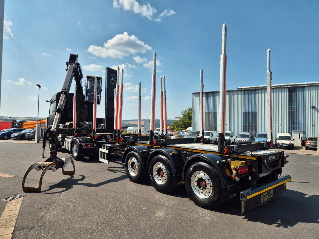 Mercedes-Benz Arocs 1853 LS 4x4 HAD Palfinger Q170Z96+Doll H3L - شاحنة قطع الأشجار, شاحنة كرين: صور 5 Mercedes-Benz Arocs 1853 LS 4x4 HAD Palfinger Q170Z96+Doll H3L - شاحنة قطع الأشجار, شاحنة كرين: صور 5