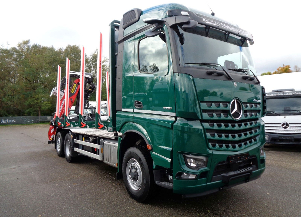 Mercedes-Benz Arocs 2551 L 6x2/4 HAD Palfinger Epsilon TZ12 - شاحنة قطع الأشجار, شاحنة كرين: صور 1 Mercedes-Benz Arocs 2551 L 6x2/4 HAD Palfinger Epsilon TZ12 - شاحنة قطع الأشجار, شاحنة كرين: صور 1