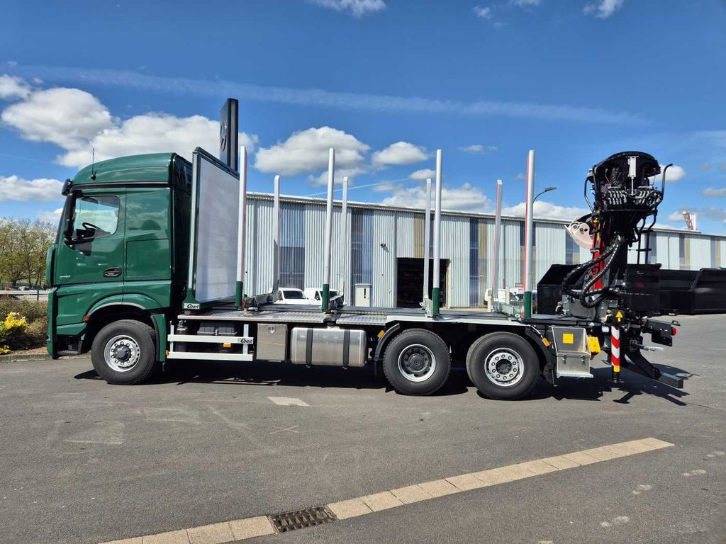 Mercedes-Benz Arocs 2751 L 6x2 (6x4) HAD + Kran: Epsilon M12Z - شاحنة قطع الأشجار, شاحنة كرين: صور 4 Mercedes-Benz Arocs 2751 L 6x2 (6x4) HAD + Kran: Epsilon M12Z - شاحنة قطع الأشجار, شاحنة كرين: صور 4