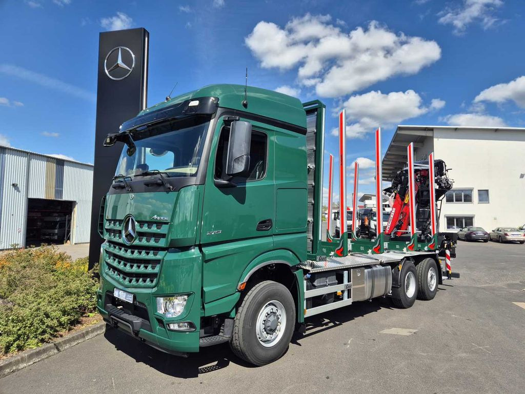 Mercedes-Benz Arocs 2751 L 6x2 (6x4) HAD + Kran: Epsilon M12Z - شاحنة قطع الأشجار, شاحنة كرين: صور 1 Mercedes-Benz Arocs 2751 L 6x2 (6x4) HAD + Kran: Epsilon M12Z - شاحنة قطع الأشجار, شاحنة كرين: صور 1