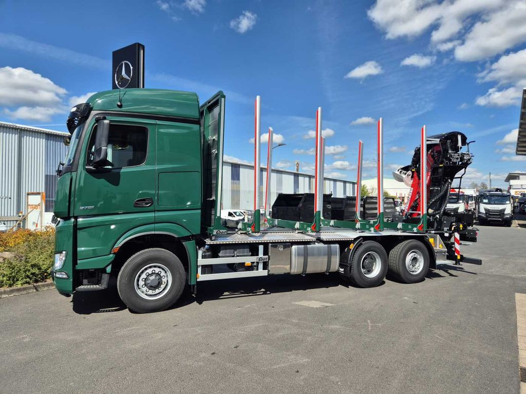 Mercedes-Benz Arocs 2751 L 6x2 (6x4) HAD + Kran: Epsilon M12Z - شاحنة قطع الأشجار, شاحنة كرين: صور 2 Mercedes-Benz Arocs 2751 L 6x2 (6x4) HAD + Kran: Epsilon M12Z - شاحنة قطع الأشجار, شاحنة كرين: صور 2