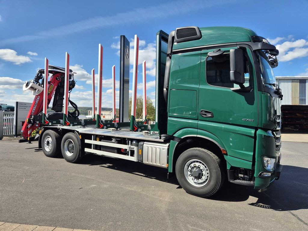 Mercedes-Benz Arocs 2751 L 6x2 (6x4) HAD + Kran: Epsilon M12Z - شاحنة قطع الأشجار, شاحنة كرين: صور 3 Mercedes-Benz Arocs 2751 L 6x2 (6x4) HAD + Kran: Epsilon M12Z - شاحنة قطع الأشجار, شاحنة كرين: صور 3