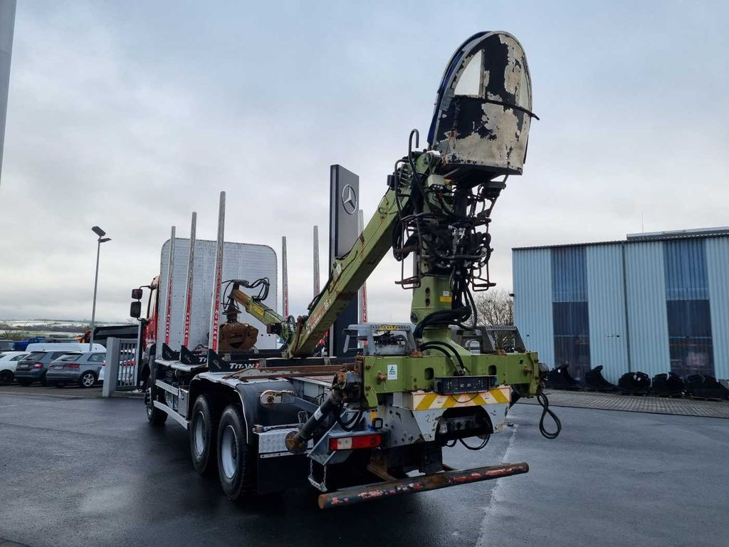 شاحنة قطع الأشجار, شاحنة كرين Renault Kerax 460.35 DXI 6x6 Loglift 96 S blatt/blatt Renault Kerax 460.35 DXI 6x6 Loglift 96 S blatt/blatt: صور 9