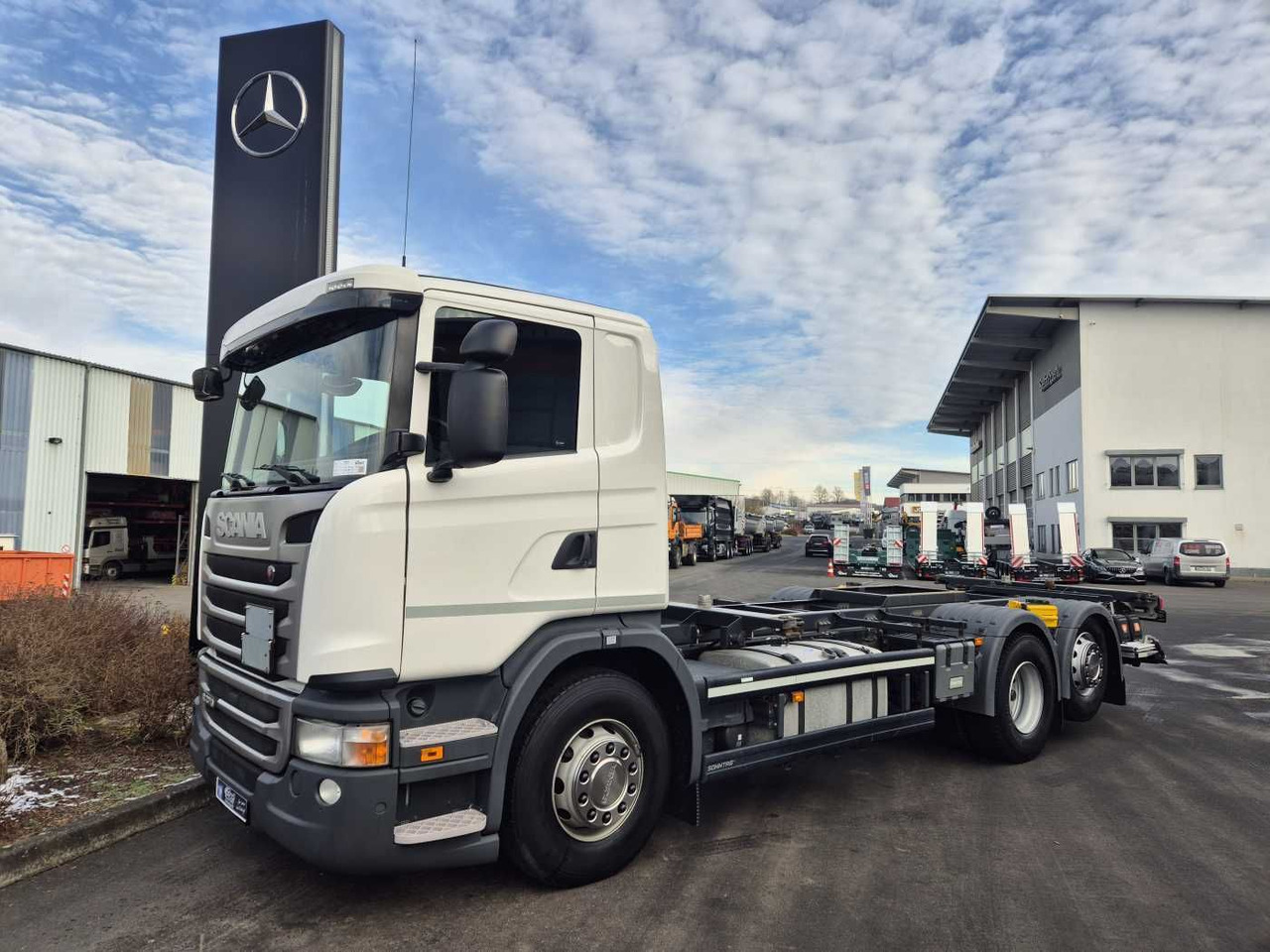 Scania G 370 DB 6x2*4 MNB BDF Lenkachse LBW faltbar - شاحنات الحاويات/ جسم علوي قابل للتغيير شاحنة: صور 1 Scania G 370 DB 6x2*4 MNB BDF Lenkachse LBW faltbar - شاحنات الحاويات/ جسم علوي قابل للتغيير شاحنة: صور 1