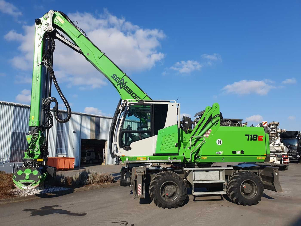Sennebogen 718 / inkl. Albach Fällzange / nur 2.148h! - حفارة النقل والشحن: صور 3 Sennebogen 718 / inkl. Albach Fällzange / nur 2.148h! - حفارة النقل والشحن: صور 3