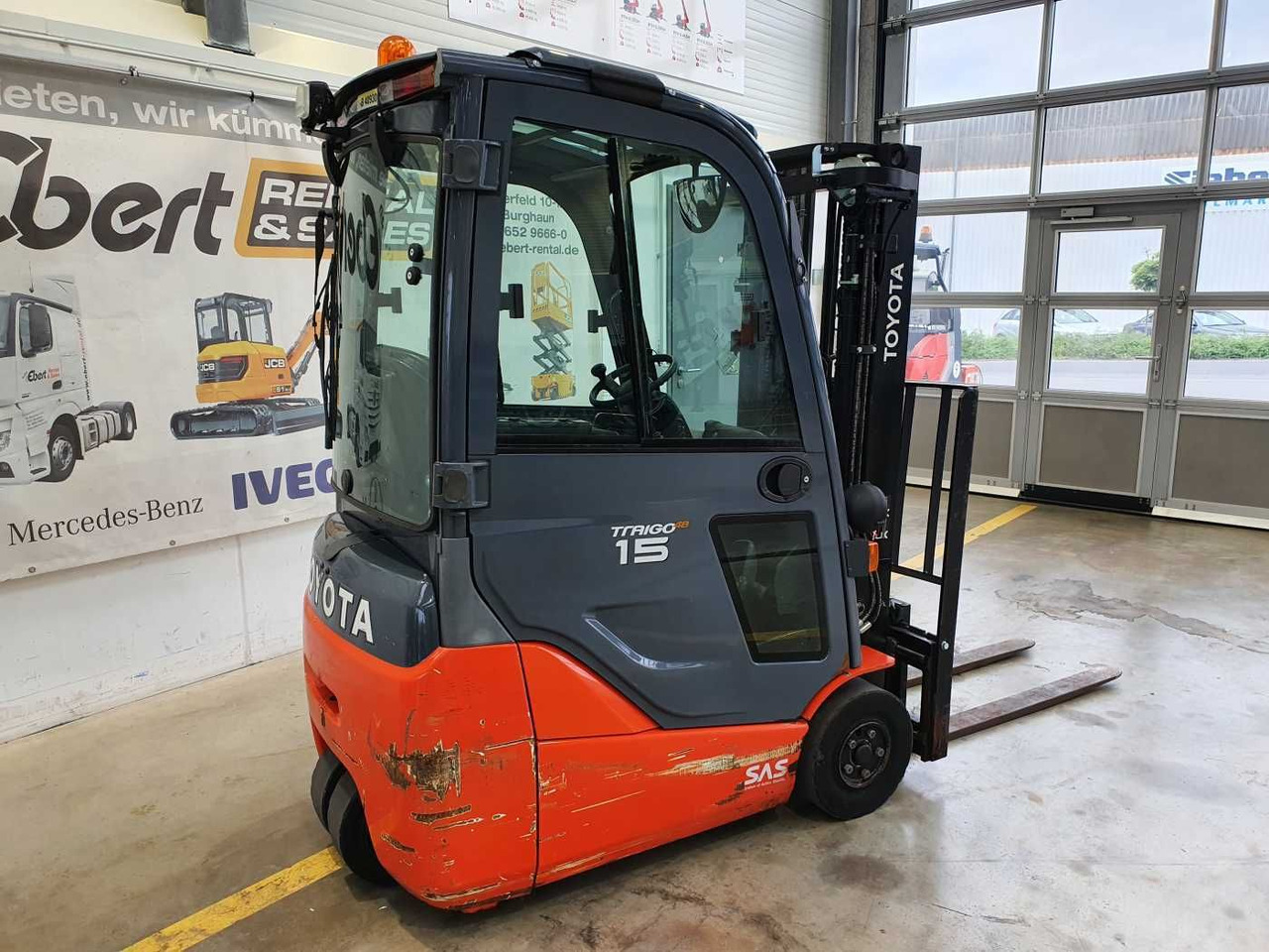 Toyota 8FBET15 / Batterie 07/2023 / HH: 4.3m! / 2.849h - رافعة شوكية كهربائية: صور 3 Toyota 8FBET15 / Batterie 07/2023 / HH: 4.3m! / 2.849h - رافعة شوكية كهربائية: صور 3
