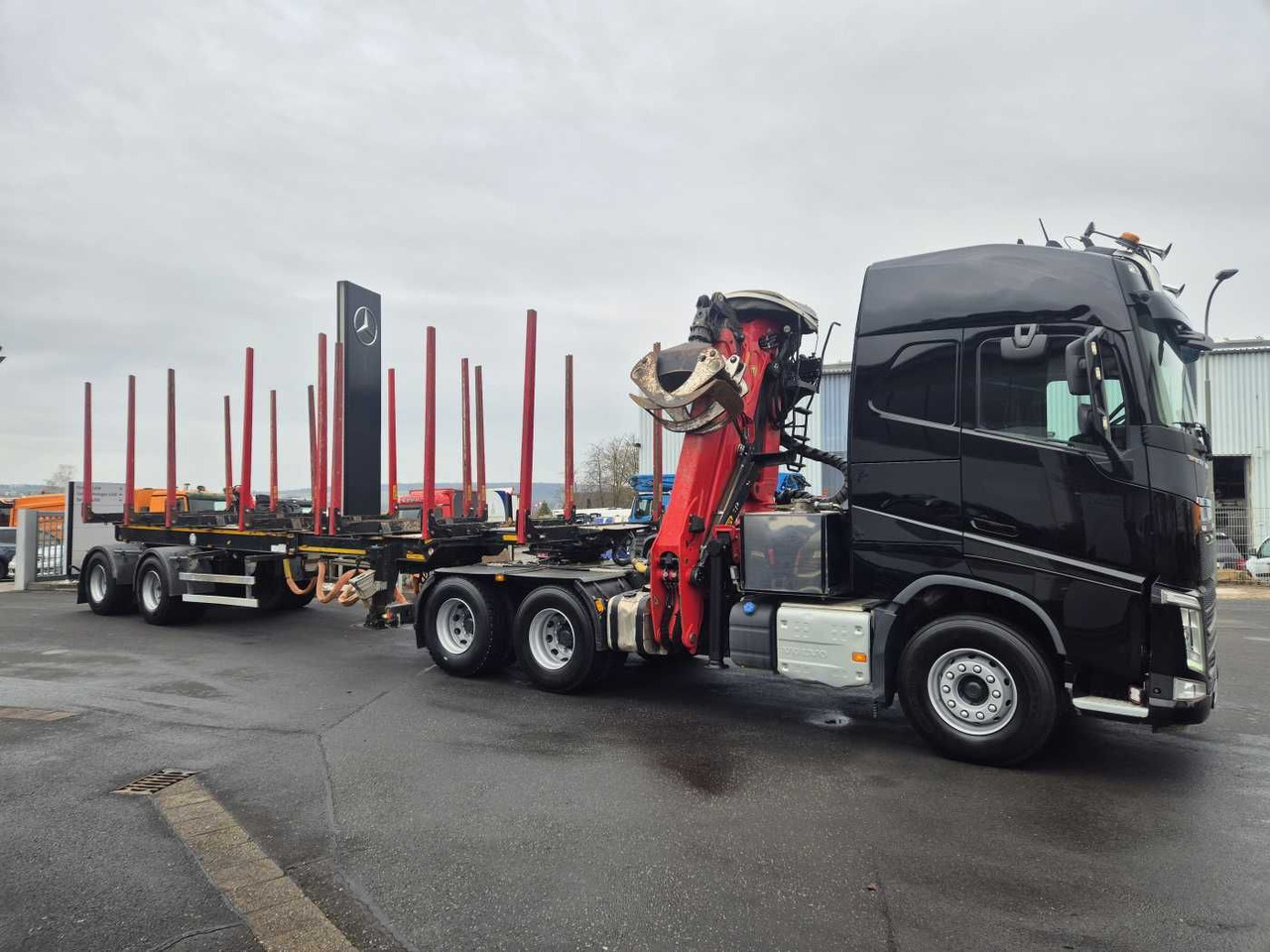 Volvo FH 540 6x4 Palfinger S260Z96 Doll Teleskop-Langh - شاحنة قطع الأشجار: صور 5 Volvo FH 540 6x4 Palfinger S260Z96 Doll Teleskop-Langh - شاحنة قطع الأشجار: صور 5