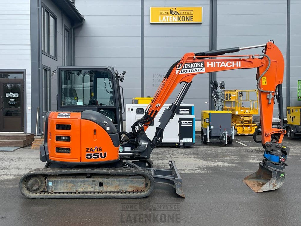 Hitachi ZX 55U-5A kaivinkone - حفارات زحافة: صور 1 Hitachi ZX 55U-5A kaivinkone - حفارات زحافة: صور 1