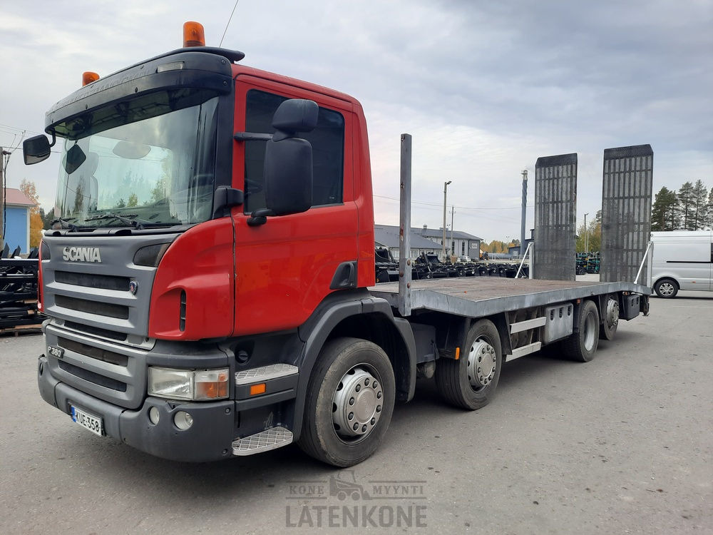 Scania P380 8x2 koneenkuljetusauto - شاحنة نقل سيارات شاحنة: صور 1 Scania P380 8x2 koneenkuljetusauto - شاحنة نقل سيارات شاحنة: صور 1