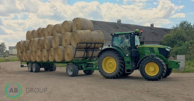 Dinapolis bale trailer RP-10500, 14 t - مقطورة منصة الزراعية: صور 2 Dinapolis bale trailer RP-10500, 14 t - مقطورة منصة الزراعية: صور 2