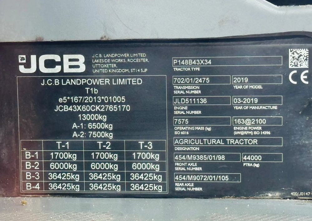 جرار JCB FASTRAC 4220: صور 16