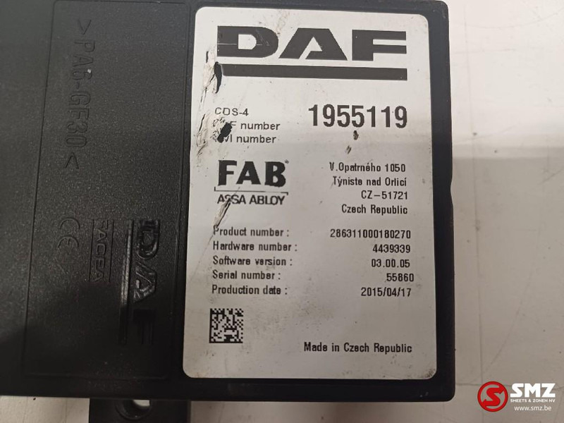 DAF Occ ECU CDS4 FAB besturingseenheid DAF - كتلة التحكم - شاحنة: صور 4 DAF Occ ECU CDS4 FAB besturingseenheid DAF - كتلة التحكم - شاحنة: صور 4