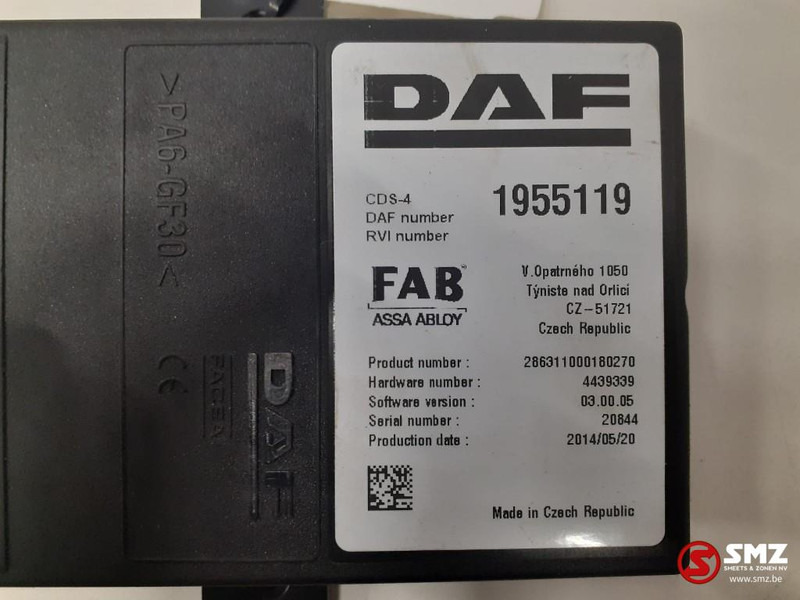 DAF Occ ECU CDS4 regeleenheid DAF - كتلة التحكم - شاحنة: صور 3 DAF Occ ECU CDS4 regeleenheid DAF - كتلة التحكم - شاحنة: صور 3
