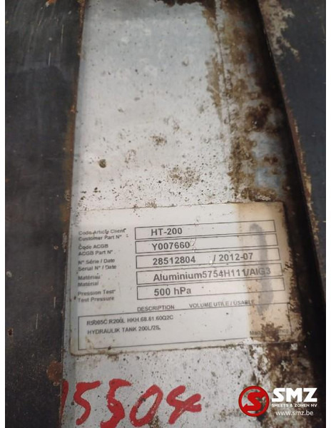 Diversen Occ hydraulische tank HT-200 Hydraultankar - خزان هيدروليكي - شاحنة: صور 5 Diversen Occ hydraulische tank HT-200 Hydraultankar - خزان هيدروليكي - شاحنة: صور 5