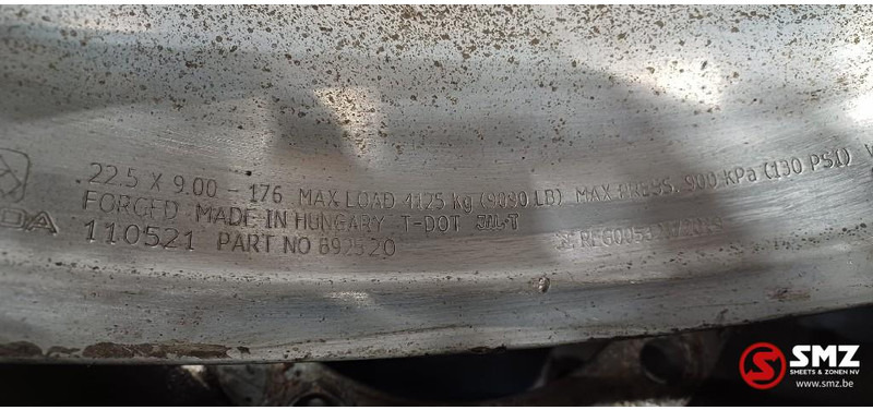 Diversen Occ set van 6 22.5x9.00 Alcoa velgen - الجنوط - شاحنة: صور 3 Diversen Occ set van 6 22.5x9.00 Alcoa velgen - الجنوط - شاحنة: صور 3