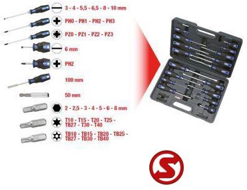 Diversen Schroevendraaier- en bitset 39dlg - زينة وكماليات السيارات: صور 2 Diversen Schroevendraaier- en bitset 39dlg - زينة وكماليات السيارات: صور 2