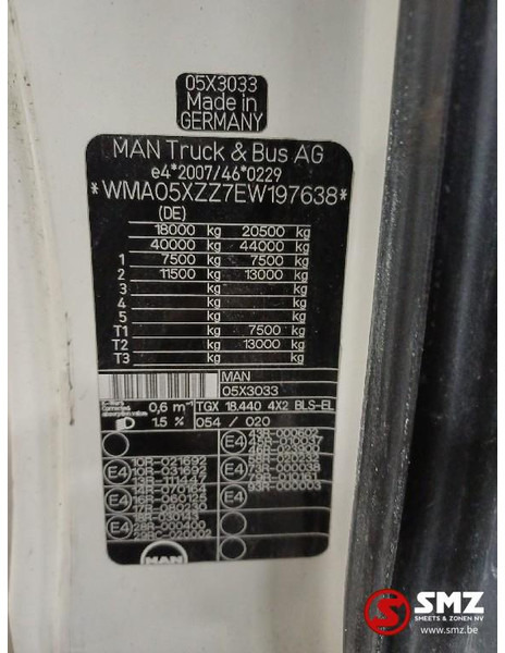 الكابينة والداخلية - شاحنة MAN Occ cabine MAN TGX EURO 6: صور 8