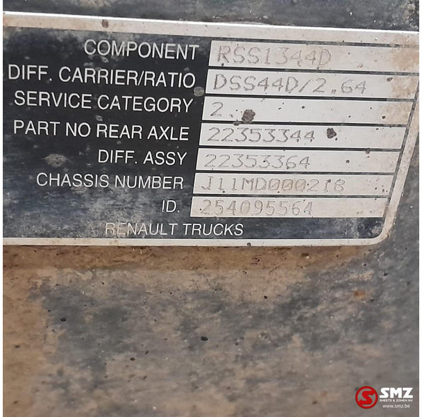 Renault Occ aandrijfas RSS1344D Renault - نصف رمح - شاحنة: صور 5 Renault Occ aandrijfas RSS1344D Renault - نصف رمح - شاحنة: صور 5