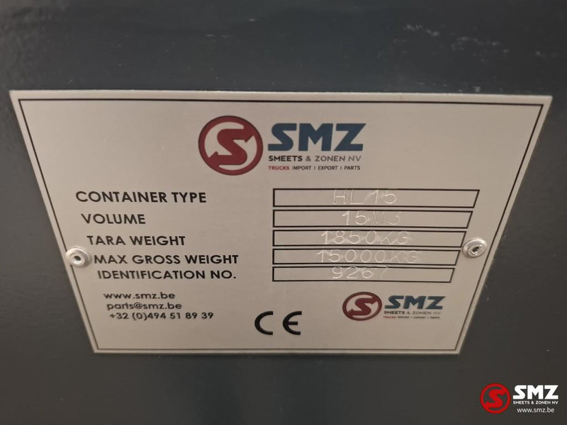 Smz Afzetcontainer SMZ 15m³ - 6000x2300x1100mm 4/3mm - الحمالات الخطافية: صور 2 Smz Afzetcontainer SMZ 15m³ - 6000x2300x1100mm 4/3mm - الحمالات الخطافية: صور 2
