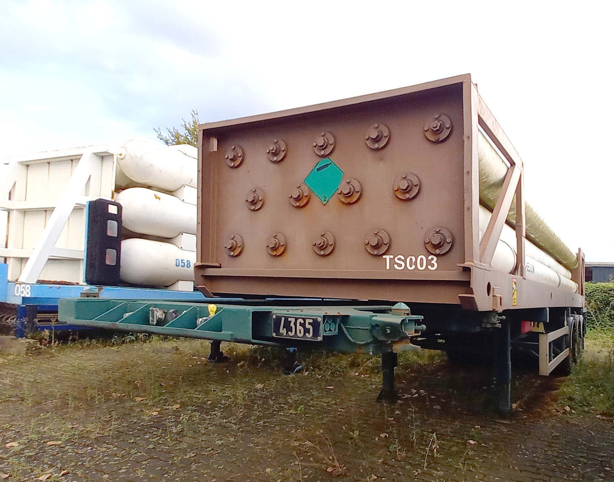 FRUEHAUF Gas tank tube semi-trailer used for compressed helium, hydrogen, Wasserstoff - نصف مقطورة صهريج: صور 2 FRUEHAUF Gas tank tube semi-trailer used for compressed helium, hydrogen, Wasserstoff - نصف مقطورة صهريج: صور 2