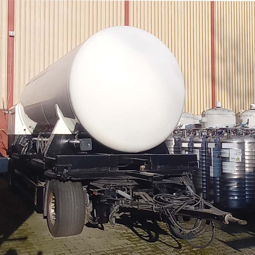 GOFA Gas tank trailer cryogenic used for oxygen, nitrogen, argon, gas. - نصف مقطورة صهريج: صور 1 GOFA Gas tank trailer cryogenic used for oxygen, nitrogen, argon, gas. - نصف مقطورة صهريج: صور 1