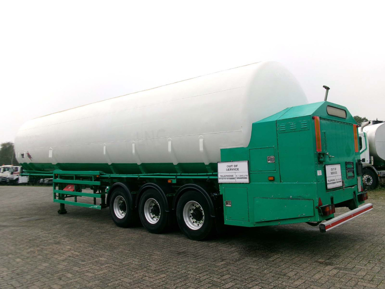 M1 Engineering Gas tank semi-trailer cryogenic used for LNG Methan Methane - نصف مقطورة صهريج: صور 4 M1 Engineering Gas tank semi-trailer cryogenic used for LNG Methan Methane - نصف مقطورة صهريج: صور 4