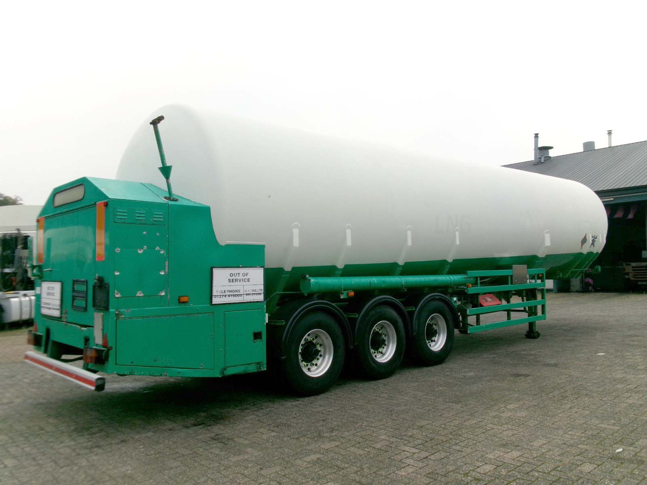 M1 Engineering Gas tank semi-trailer cryogenic used for LNG Methan Methane - نصف مقطورة صهريج: صور 3 M1 Engineering Gas tank semi-trailer cryogenic used for LNG Methan Methane - نصف مقطورة صهريج: صور 3