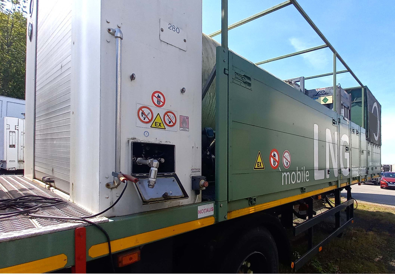 Messer Griesheim Gas tank semi-trailer used for LNG/CNG mobile filling station Methan Gas Cryogenic - نصف مقطورة صهريج: صور 4 Messer Griesheim Gas tank semi-trailer used for LNG/CNG mobile filling station Methan Gas Cryogenic - نصف مقطورة صهريج: صور 4