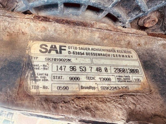 SAF Schijfremmen  - المحور و قطع الغيار - شاحنة: صور 3 SAF Schijfremmen  - المحور و قطع الغيار - شاحنة: صور 3