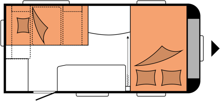 Hobby DE LUXE 440 SF - كرفان سحب: صور 2 Hobby DE LUXE 440 SF - كرفان سحب: صور 2