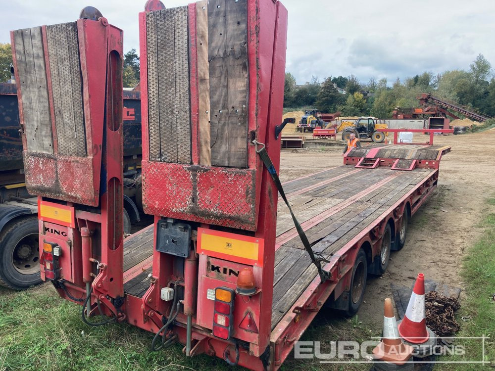 1999 King GTS44-3 - عربة مسطحة منخفضة نصف مقطورة: صور 3 1999 King GTS44-3 - عربة مسطحة منخفضة نصف مقطورة: صور 3