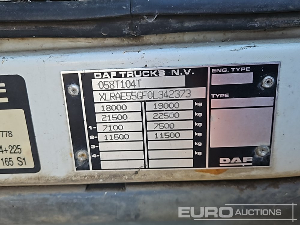 شاحنات قابلة للفك شاحنة 2008 DAF LF55.220: صور 36