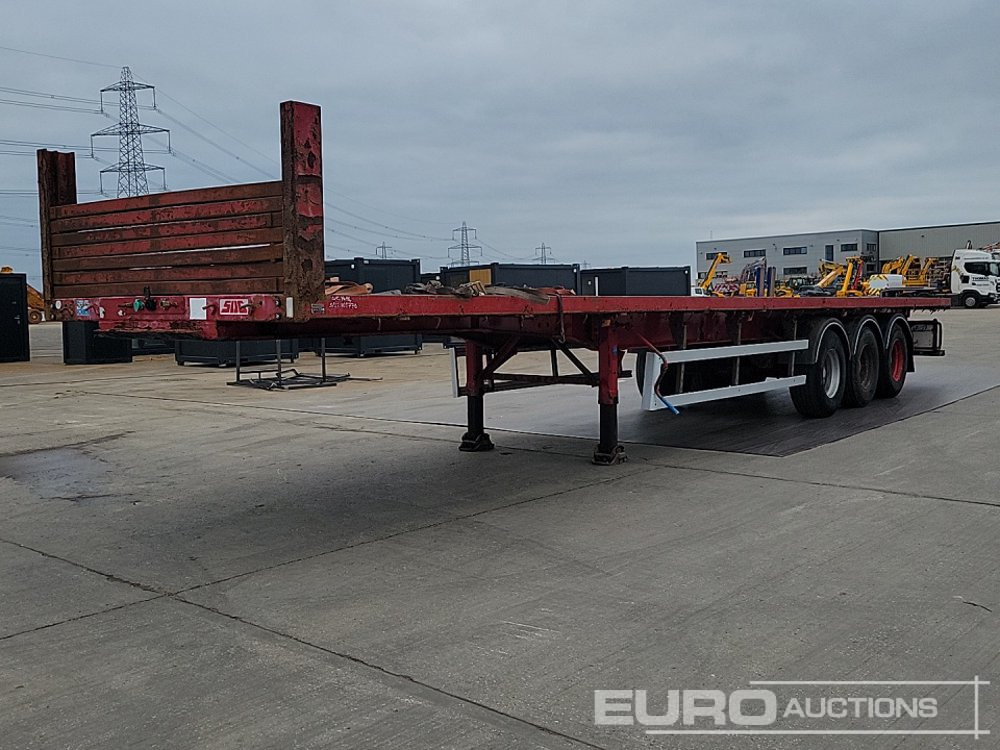 2008 SDC Tri Axle Flatbed Trailer - نصف مقطورة مسطحة: صور 1 2008 SDC Tri Axle Flatbed Trailer - نصف مقطورة مسطحة: صور 1