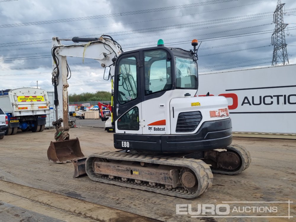 2012 Bobcat E80 - حفارة مصغرة: صور 3 2012 Bobcat E80 - حفارة مصغرة: صور 3