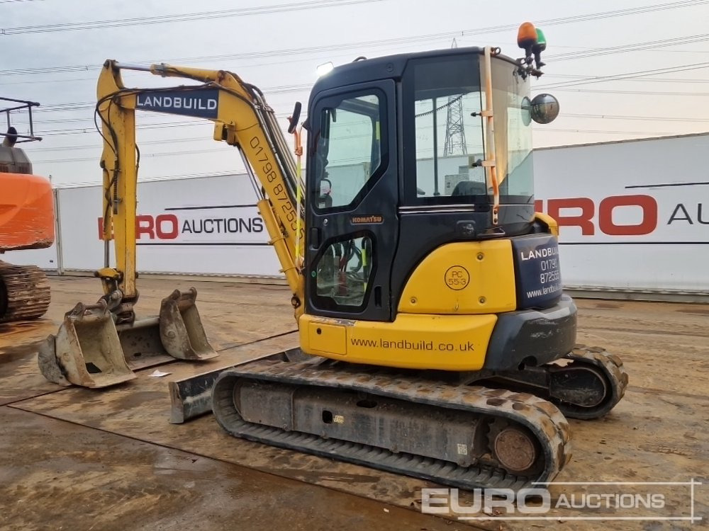 2013 Komatsu PC55MR-3 - حفارة مصغرة: صور 3 2013 Komatsu PC55MR-3 - حفارة مصغرة: صور 3