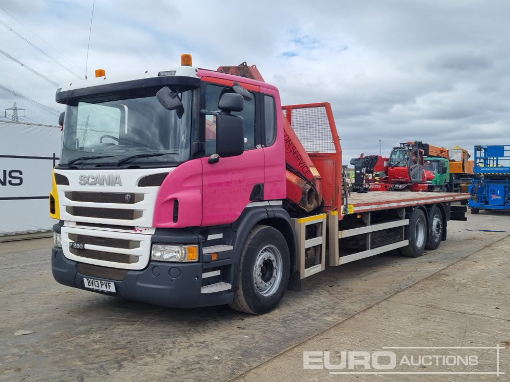 2013 Scania P280 - شاحنات مسطحة: صور 1 2013 Scania P280 - شاحنات مسطحة: صور 1