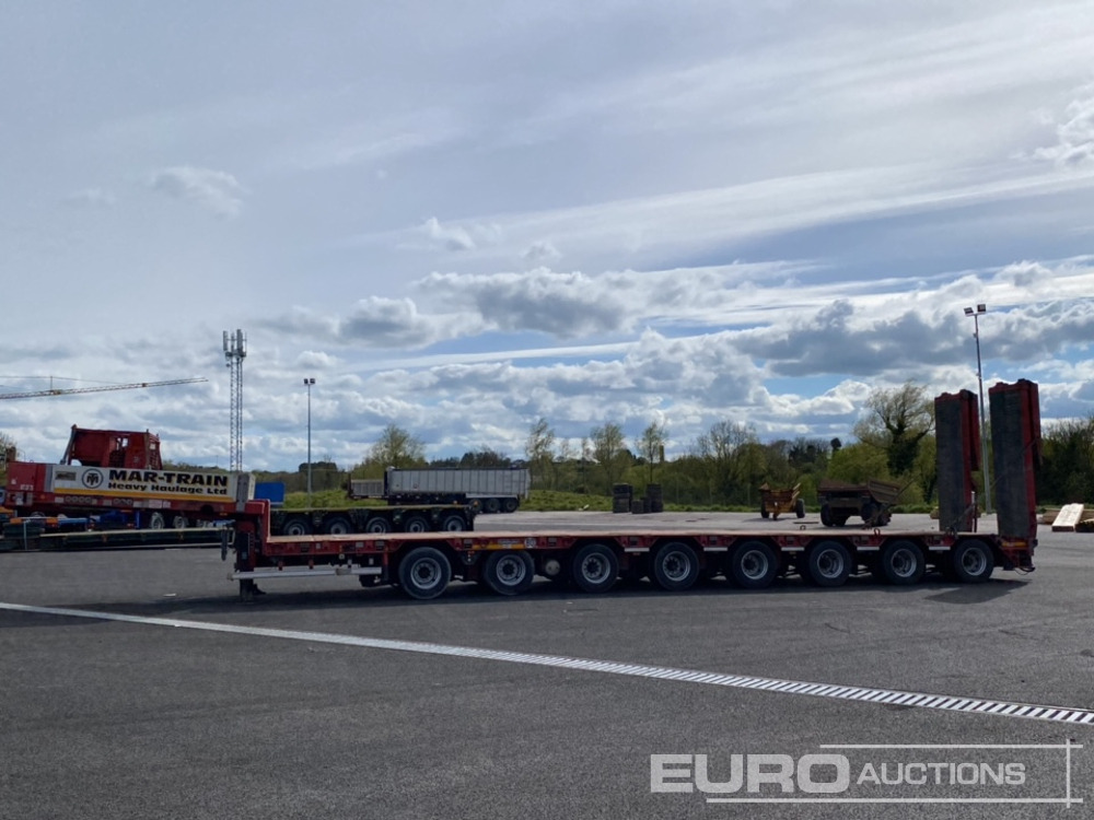 2014 Goldhofer 8 Axle Double Extending Stepframe Low Loader Trailer, Hydraulic Rear Steering, Hydraulic Ramps, Out Riggers, Extending To 24m, 2.75m Wide - عربة مسطحة منخفضة نصف مقطورة: صور 2 2014 Goldhofer 8 Axle Double Extending Stepframe Low Loader Trailer, Hydraulic Rear Steering, Hydraulic Ramps, Out Riggers, Extending To 24m, 2.75m Wide - عربة مسطحة منخفضة نصف مقطورة: صور 2