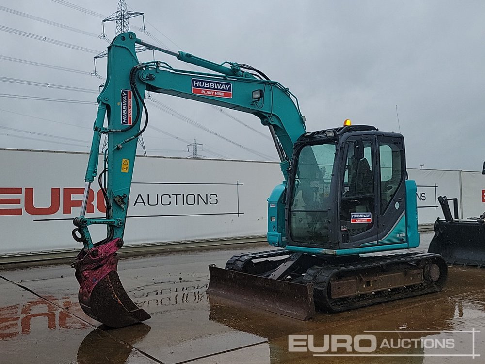 2014 Kobelco SK75SR-3E - حفارة مصغرة: صور 1 2014 Kobelco SK75SR-3E - حفارة مصغرة: صور 1