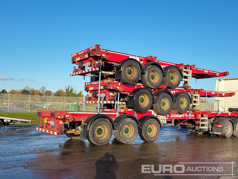 2015 SDC Tri Axle Sliding Skeletal Trailer (3 of) - نصف مقطورة مسطحة: صور 5 2015 SDC Tri Axle Sliding Skeletal Trailer (3 of) - نصف مقطورة مسطحة: صور 5