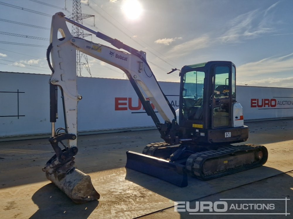 2016 Bobcat E50 - حفارة مصغرة: صور 1 2016 Bobcat E50 - حفارة مصغرة: صور 1