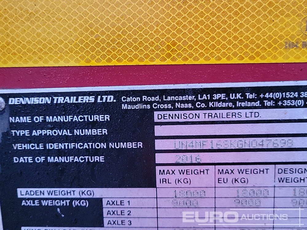 شاحنات الحاويات/ جسم علوي قابل للتغيير نصف مقطورة 2016 Dennison MF16SK0: صور 50 شاحنات الحاويات/ جسم علوي قابل للتغيير نصف مقطورة 2016 Dennison MF16SK0: صور 50