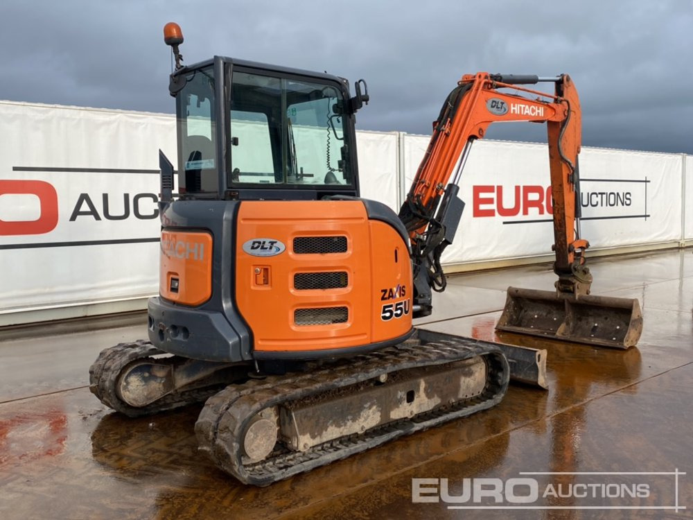 حفارة مصغرة 2016 Hitachi ZX55U-5A CLR: صور 47