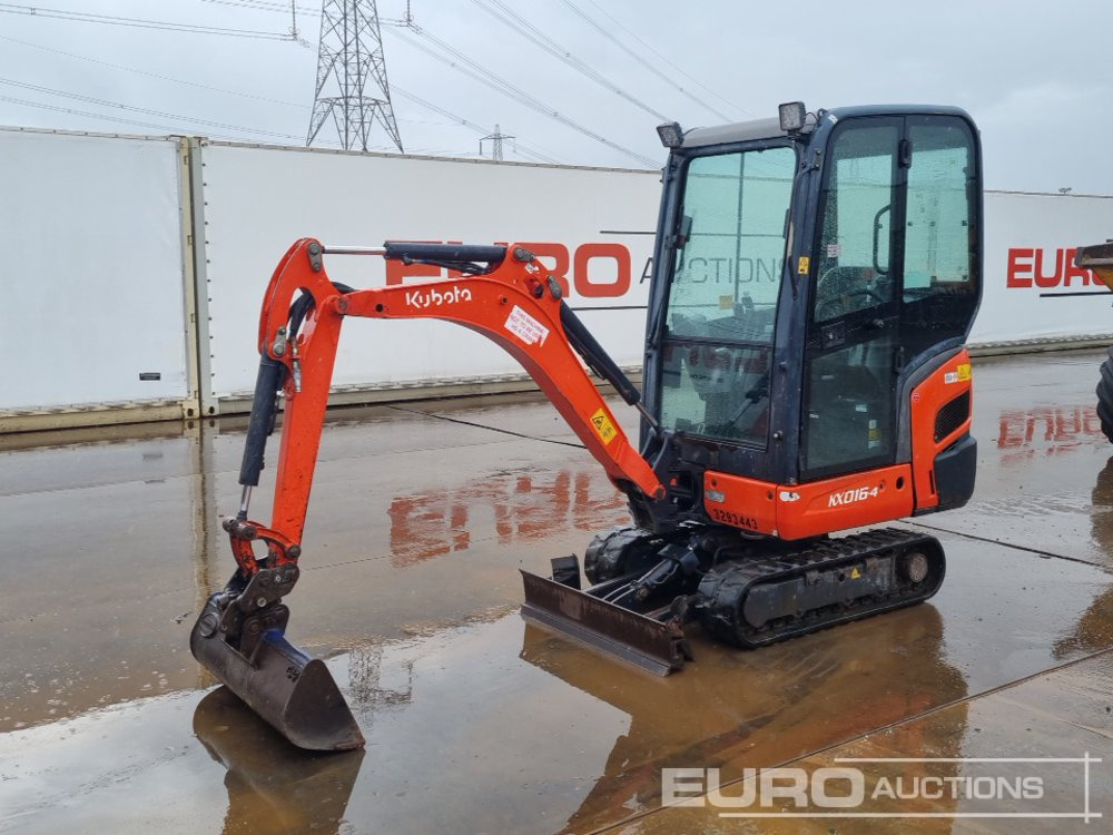 2016 Kubota KX016-4 - حفارة مصغرة: صور 1 2016 Kubota KX016-4 - حفارة مصغرة: صور 1