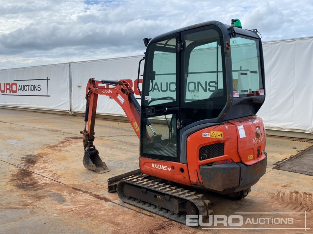 2016 Kubota KX016-4 - حفارة مصغرة: صور 3 2016 Kubota KX016-4 - حفارة مصغرة: صور 3