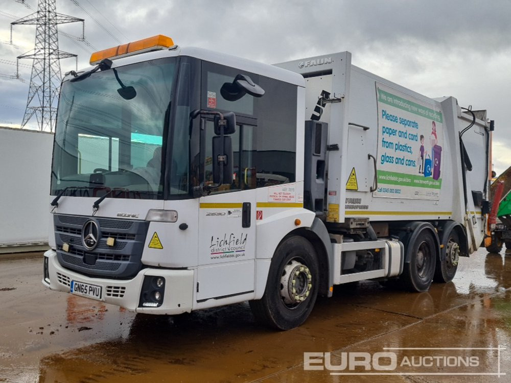 2016 Mercedes Econic 2630 - شاحنة القمامة: صور 1 2016 Mercedes Econic 2630 - شاحنة القمامة: صور 1