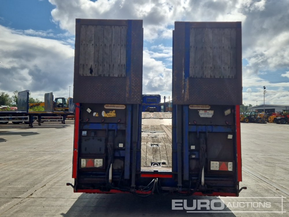 2016 Montracon Tri Axle Step Frame Low Loader Trailer, Winch, Neck Ramps, Out Riggers, Hydraulic Flip Toe Ramps - عربة مسطحة منخفضة نصف مقطورة: صور 4 2016 Montracon Tri Axle Step Frame Low Loader Trailer, Winch, Neck Ramps, Out Riggers, Hydraulic Flip Toe Ramps - عربة مسطحة منخفضة نصف مقطورة: صور 4