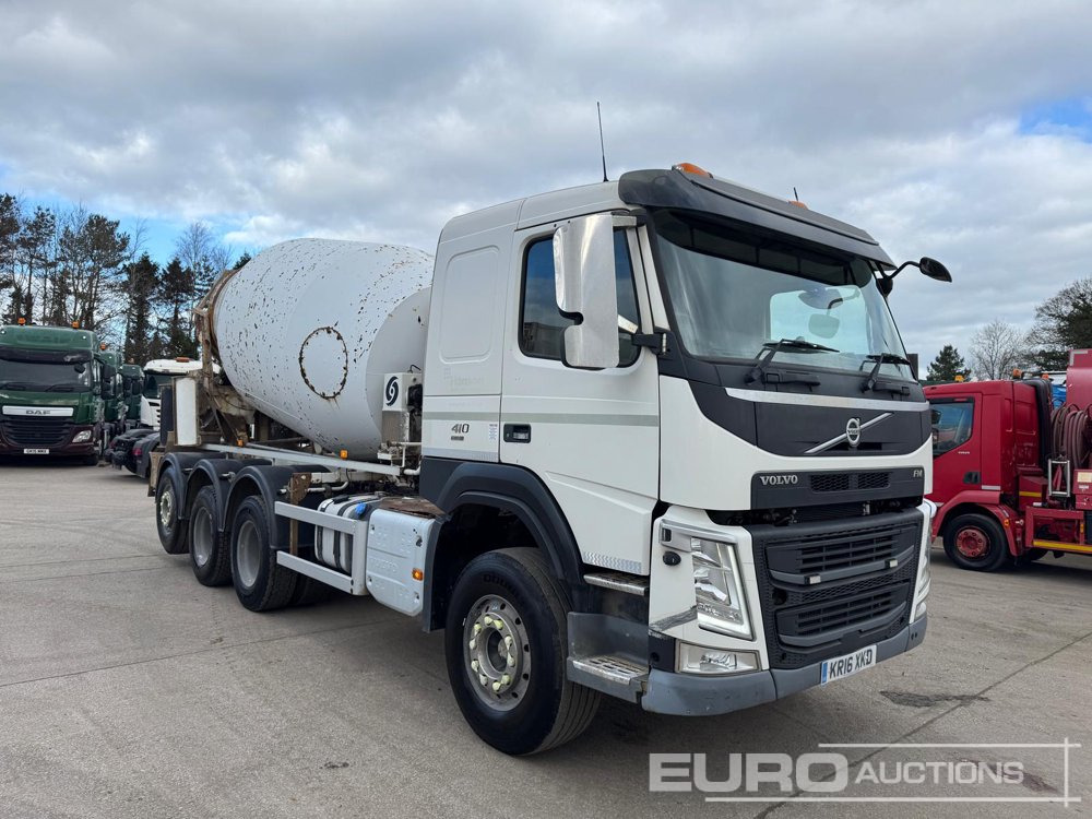2016 Volvo FM410 - شاحنة خلاطة خرسانة: صور 1 2016 Volvo FM410 - شاحنة خلاطة خرسانة: صور 1