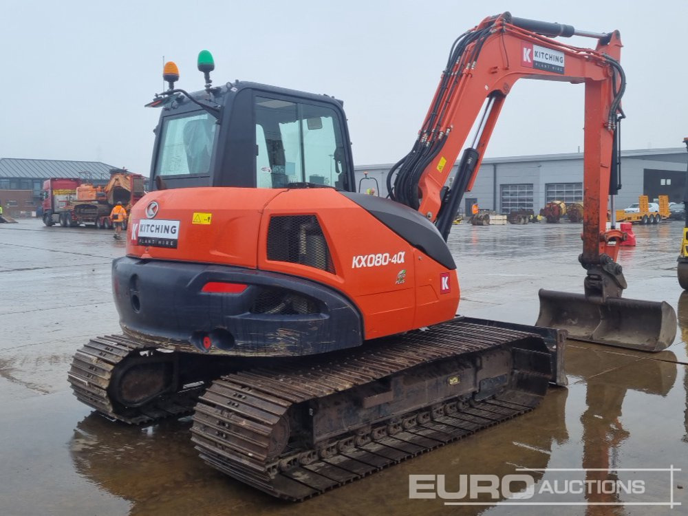 2017 Kubota KX080-4A - حفارة مصغرة: صور 5 2017 Kubota KX080-4A - حفارة مصغرة: صور 5